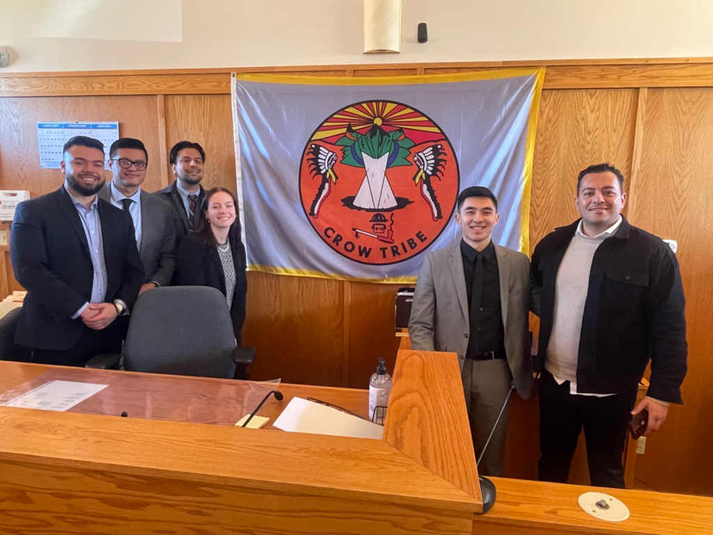 Tribal Court (left to right): Victor Avila, Jose Lopez, Jake Hernandez, Skylar Reed, Vito Nguyen, Ahmad Azzawi